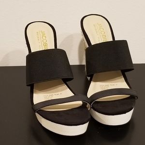 Jacobies Black & White Wedges